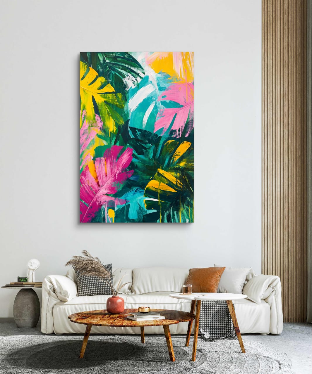 tropical pop 001  Canvas Painting