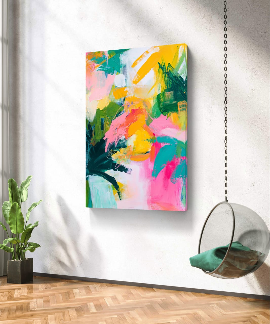 tropical pop 002 Canvas Painting