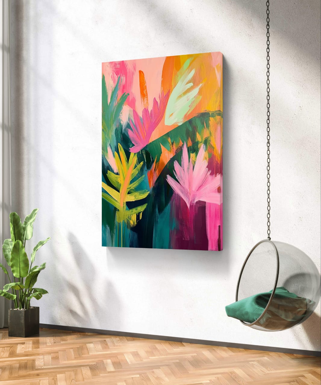 tropical pop 003 Canvas Painting