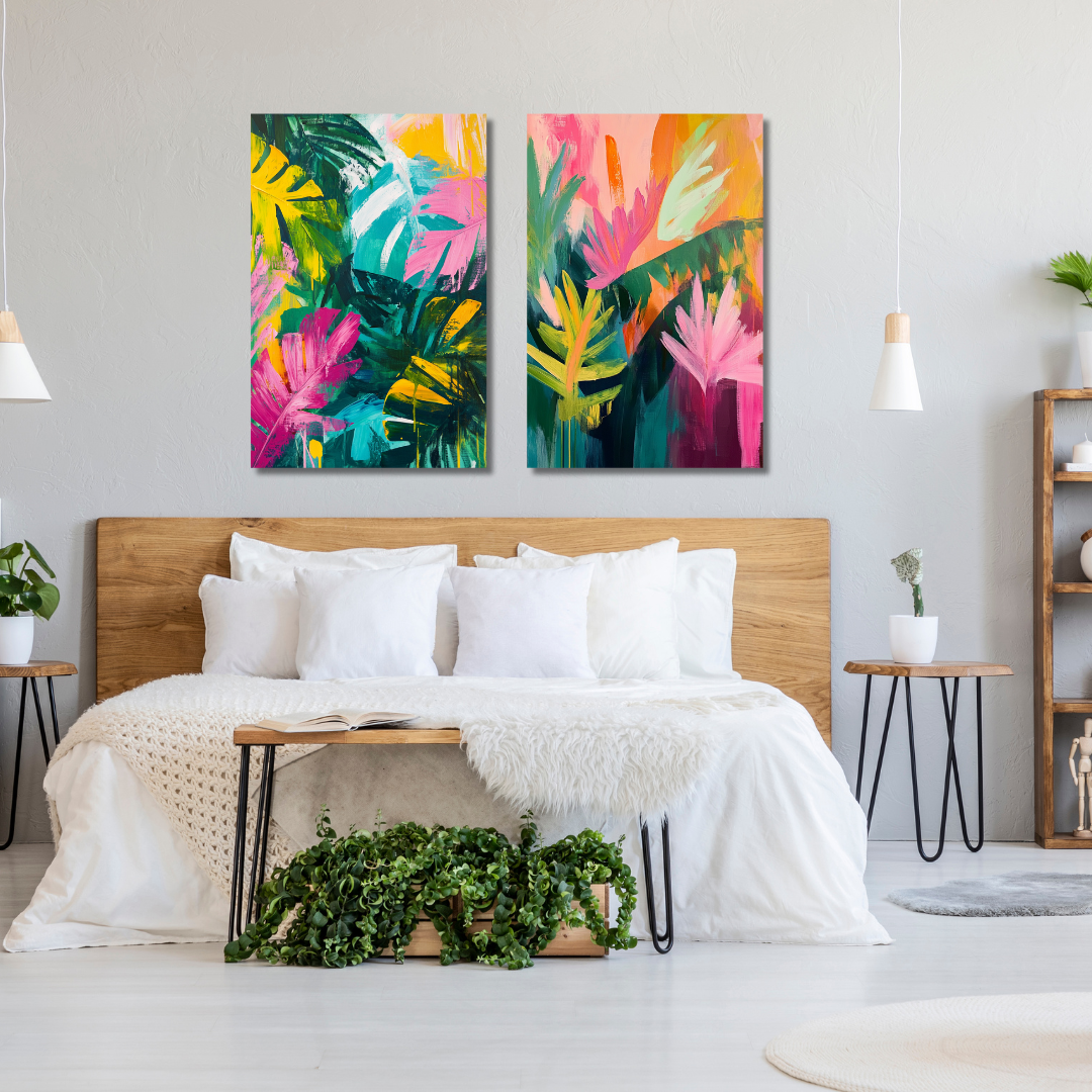 Tropical Pop Canvas Painting