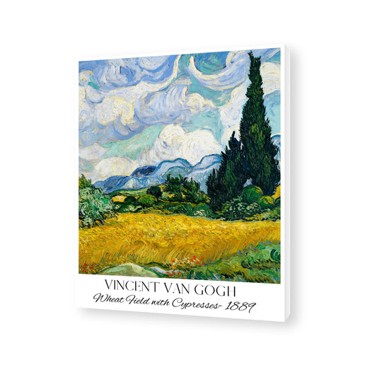 Vincent Van Gogh - Wheat Field 02 Canvas Painting