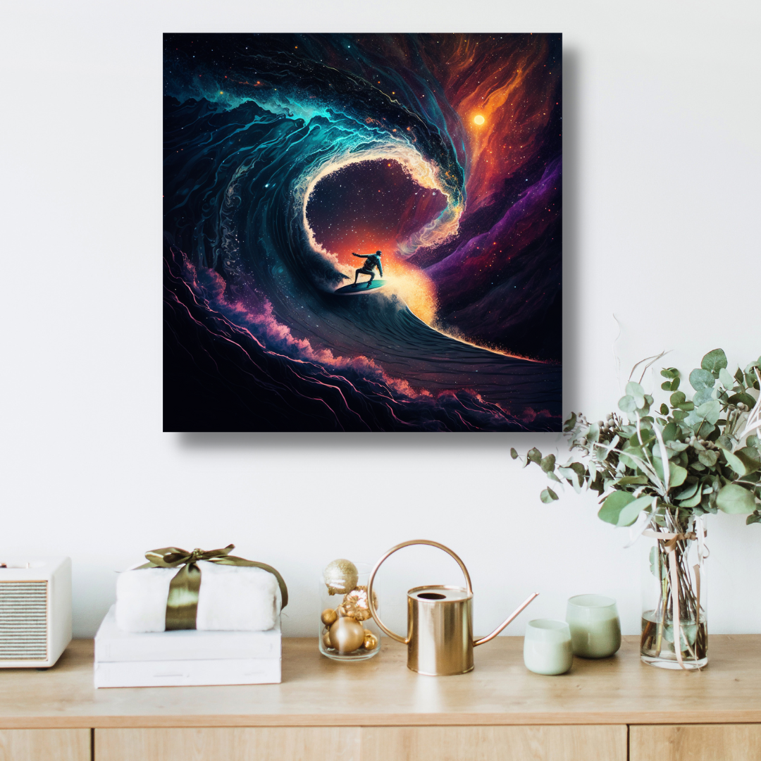 Water Galaxy Canvas Painting