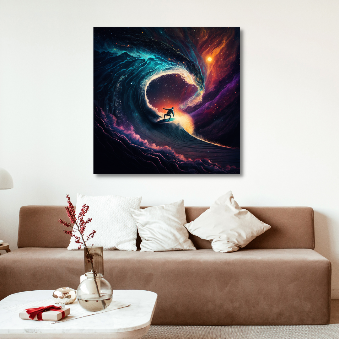 Water Galaxy Canvas Painting