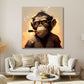 Hippy Monkey Framed Wall Decor