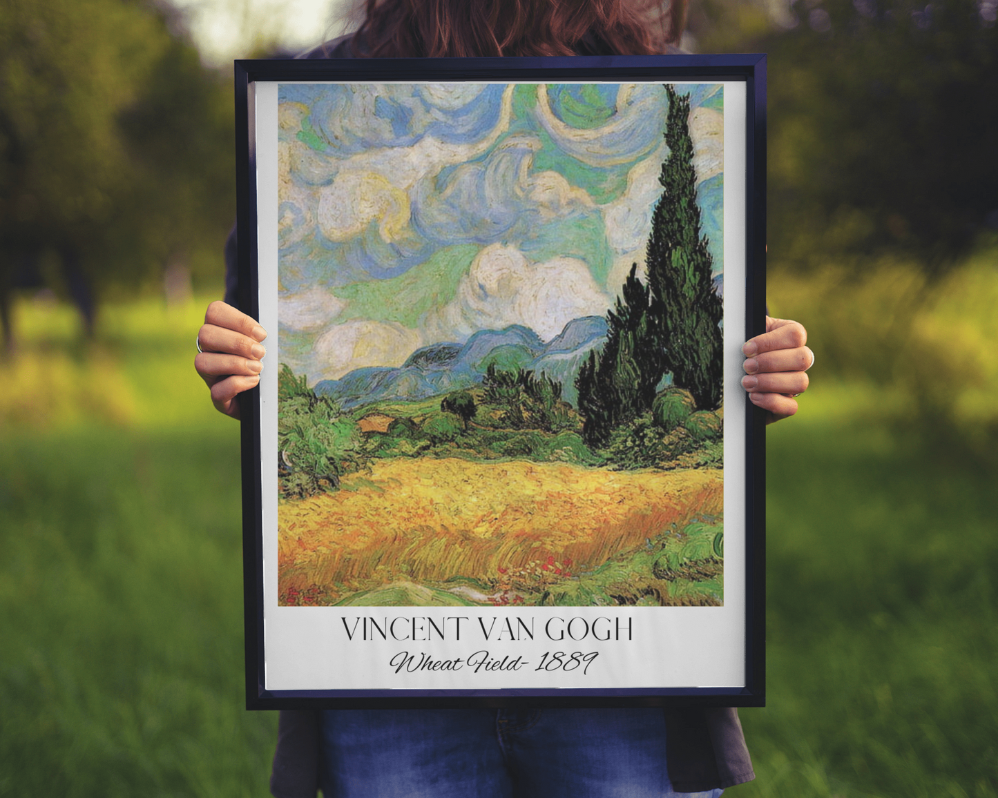 Vincent Van Gogh - Wheat Field 02 Canvas Painting